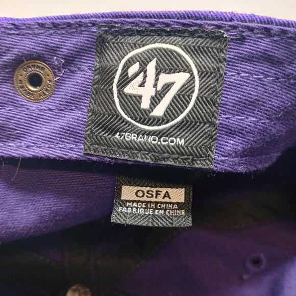 47 Arizona Diamondbacks Clean Up Dad Baseball Hat Purple - Picture 9 of 10